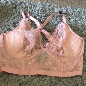 Unlined push up bra